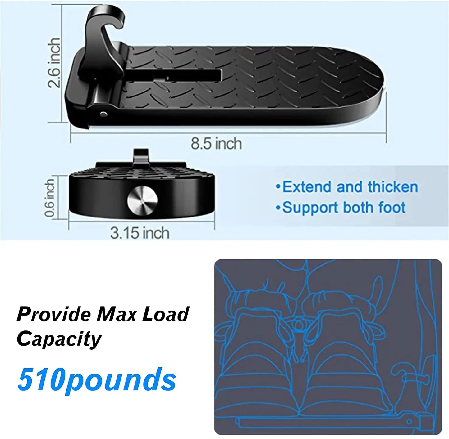 Car Door Folding Step
