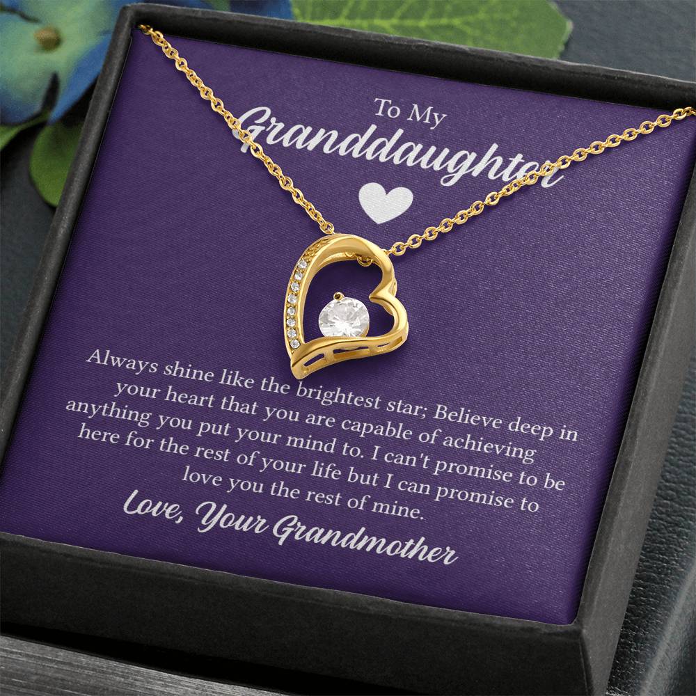 Forever Love Necklace - For Granddaughter From Grandmother